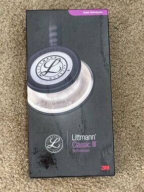 Littmann Classic III Stethoscope - Black and Silver‎